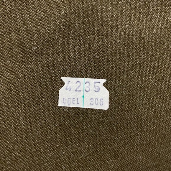 Vintage 80 1983 Belgium Belgian Military Jacket Men's 36 Army Dress Uniform Coat - Picture 7 of 14